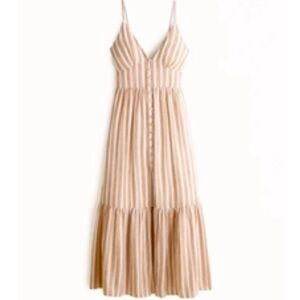 Abercrombie Button-Through Maxi Dress